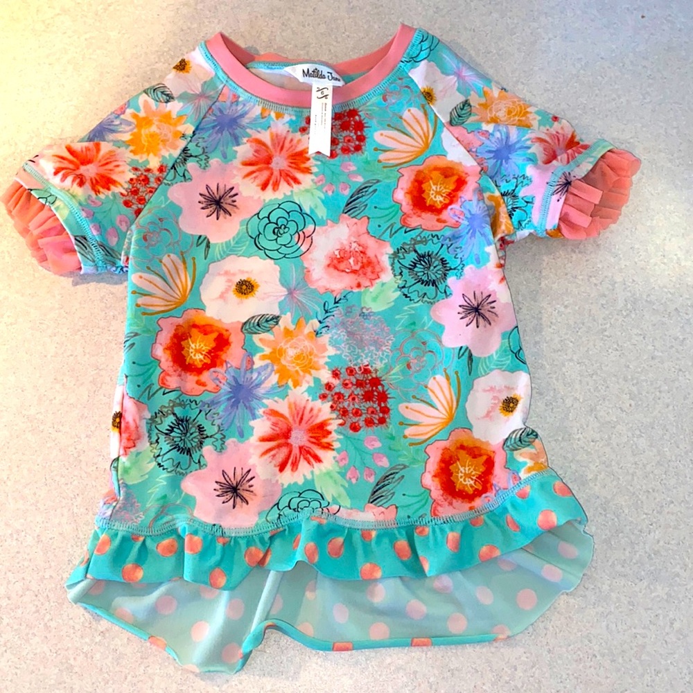 Matilda jane rash guard size 6